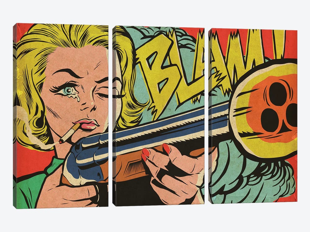 Mad Women by Butcher Billy 3-piece Canvas Art Print