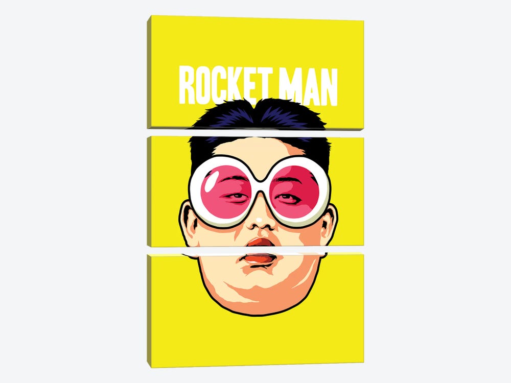 Rocket Man by Butcher Billy 3-piece Canvas Print