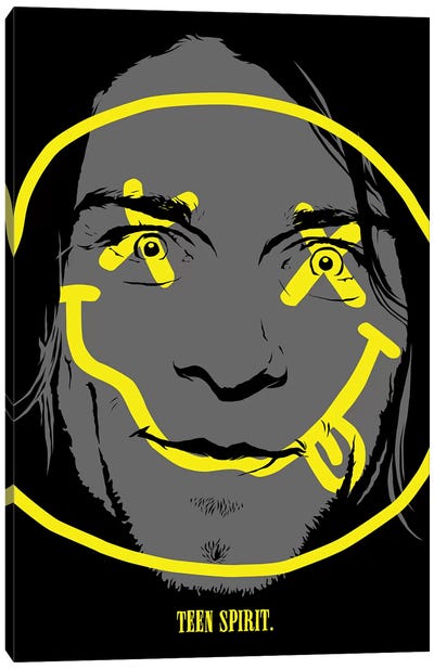 Teen Spirit II Canvas Art Print - Kurt Cobain