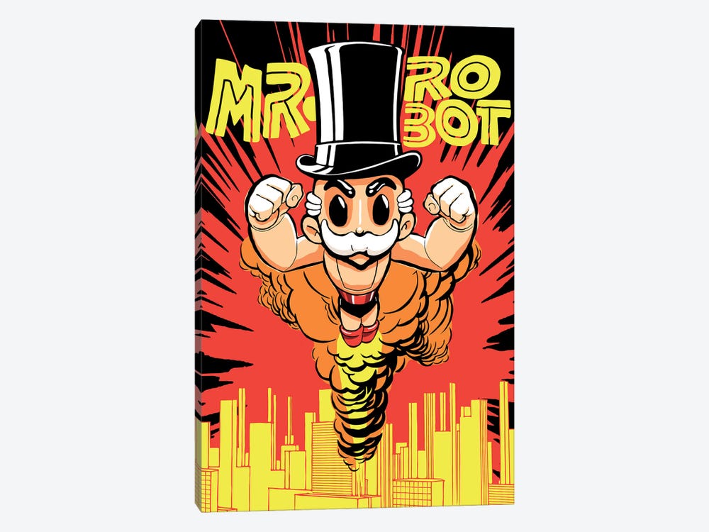 The Robots by Butcher Billy 1-piece Canvas Artwork