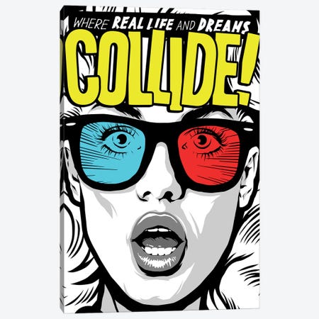 Collide Canvas Print #BBY265} by Butcher Billy Canvas Art