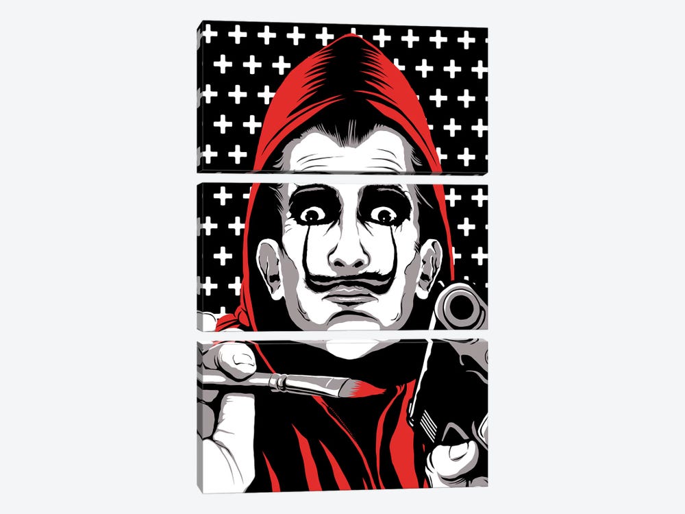 House of Dali by Butcher Billy 3-piece Canvas Wall Art