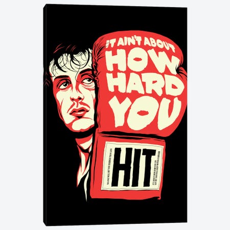 How Hard You Hit Canvas Print #BBY26} by Butcher Billy Canvas Wall Art