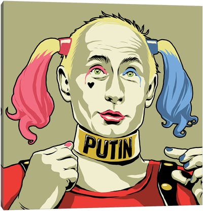 Puddin Canvas Art Print - Vladimir Putin