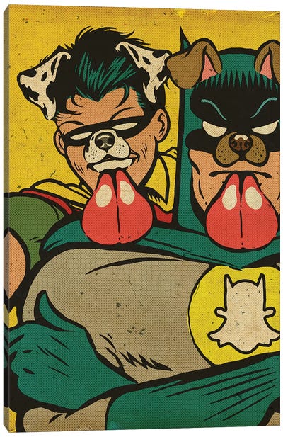 Snapbat Canvas Art Print - Robin (Superhero)