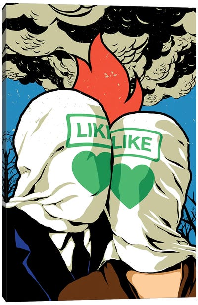 The Fire Lovers Canvas Art Print - Butcher Billy