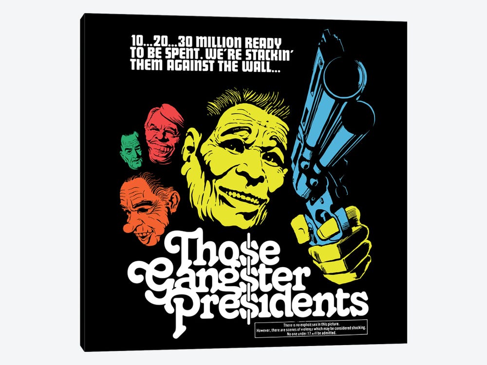 Those Gangster Presidents 1-piece Canvas Print