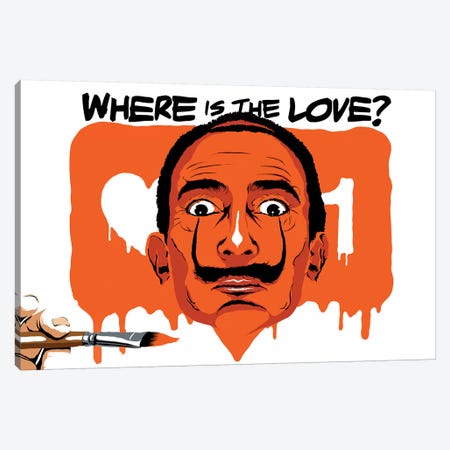 Where Is The Love Canvas Print #BBY286} by Butcher Billy Canvas Wall Art
