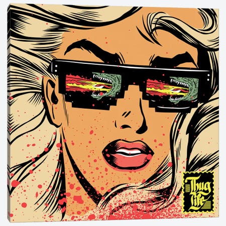 Game of Thugs Canvas Print #BBY287} by Butcher Billy Canvas Wall Art