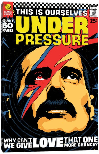 The Pressure Canvas Art Print - Freddie Mercury