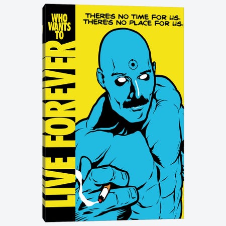 Live Forever Canvas Print #BBY293} by Butcher Billy Canvas Wall Art