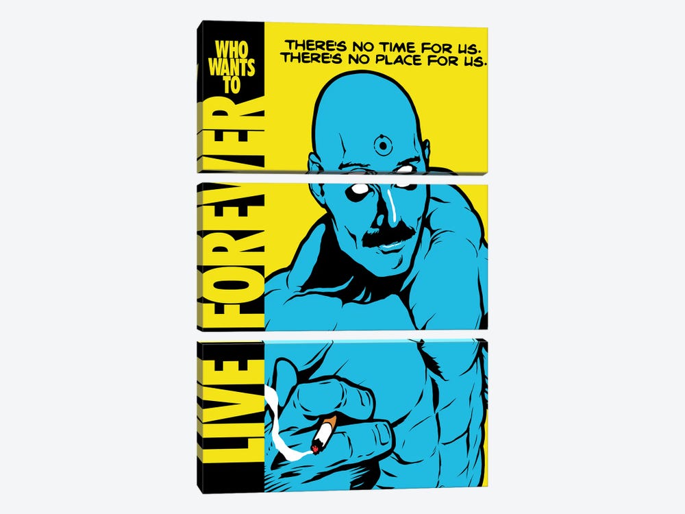 Live Forever by Butcher Billy 3-piece Canvas Art Print