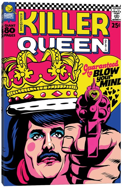 The Killer Canvas Art Print - Freddie Mercury