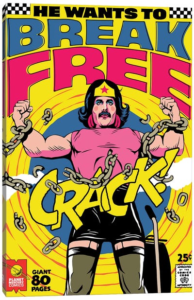 Breaking Free Canvas Art Print - Freddie Mercury