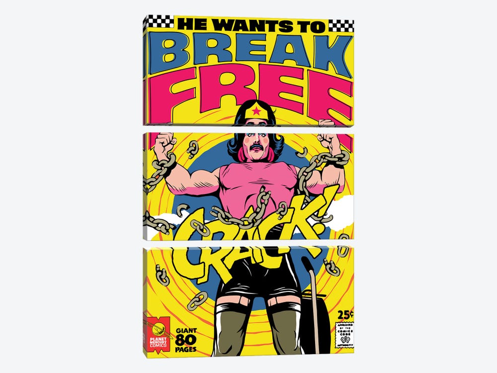 Breaking Free by Butcher Billy 3-piece Canvas Print