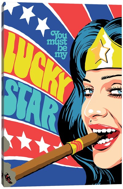 The Star Canvas Art Print - Wonder Woman