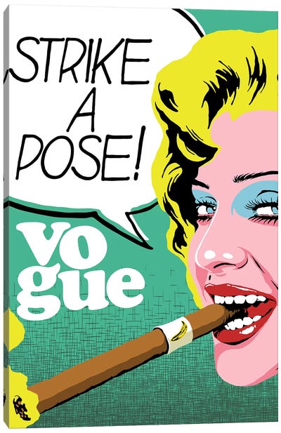 The Pose Canvas Art Print - Butcher Billy