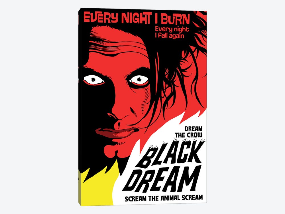 Black Dream by Butcher Billy 1-piece Canvas Art