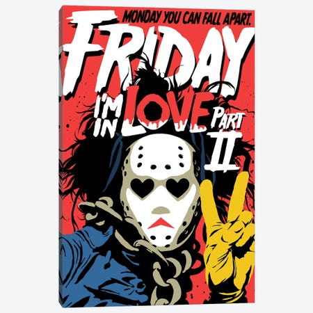 Friday Love Part 2 - A New Cut Canvas Print #BBY318} by Butcher Billy Art Print