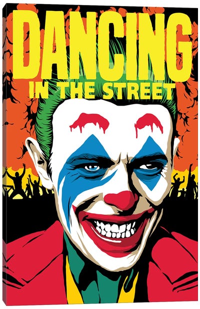 Dancing Canvas Art Print - The Joker