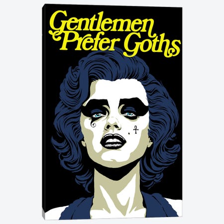 Gentleman Prefer Goths Canvas Print #BBY334} by Butcher Billy Canvas Artwork