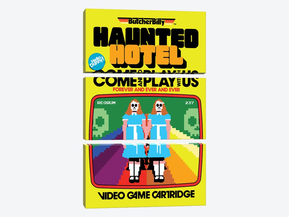 Haunted Hotel by Butcher Billy 3-piece Canvas Art