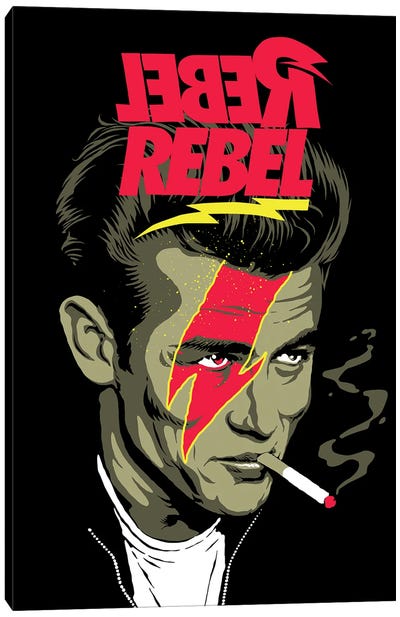 We Can Be Rebels Canvas Art Print - James Dean