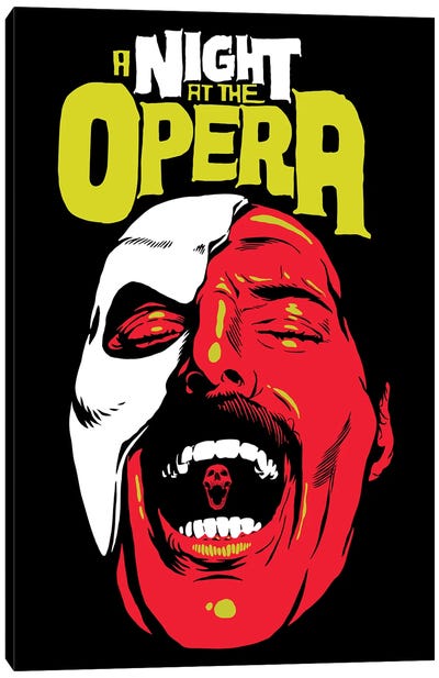 The Opera Canvas Art Print - Freddie Mercury