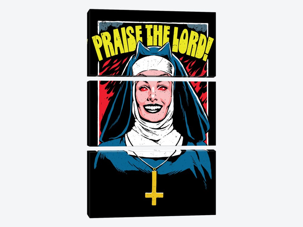 Praise The Lord by Butcher Billy 3-piece Canvas Art Print