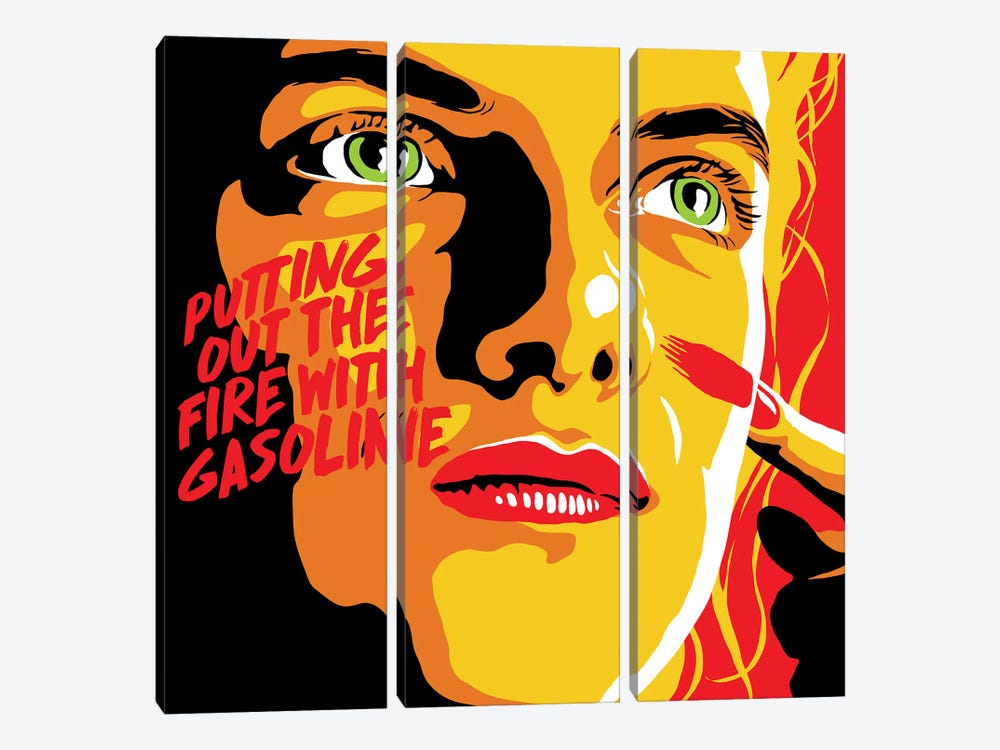 Putting Out The Fire by Butcher Billy 3-piece Canvas Art