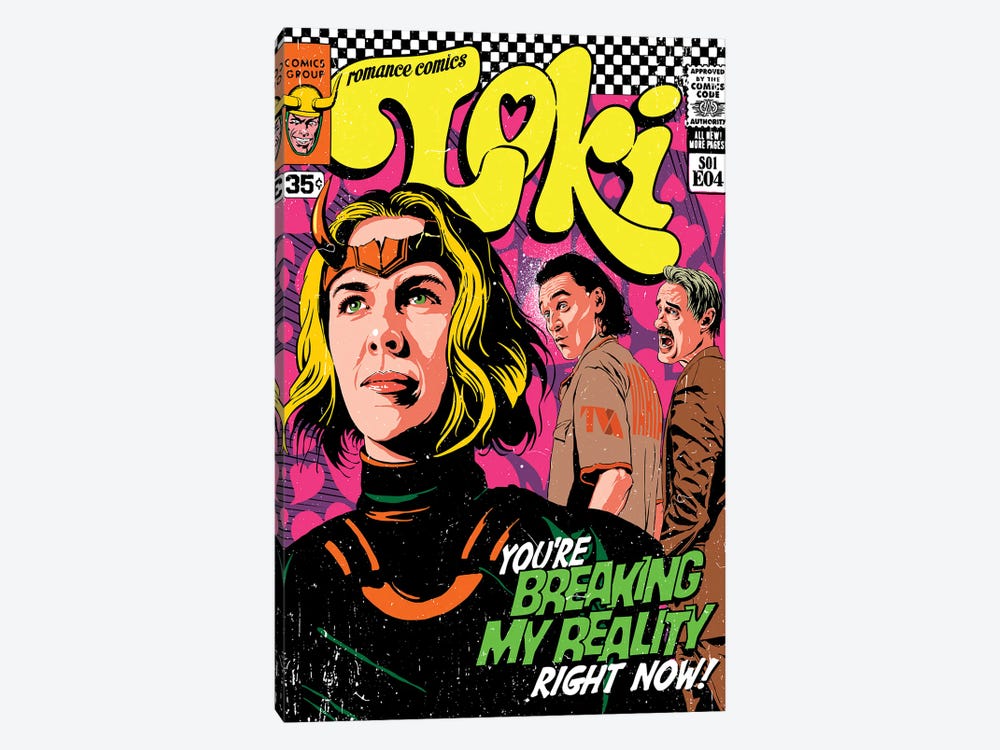 Breaking My Reality by Butcher Billy 1-piece Canvas Wall Art