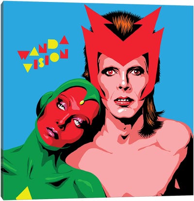 Pin Ups Canvas Art Print - David Bowie