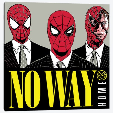 Smells Like Teen Superheroes Canvas Print #BBY372} by Butcher Billy Canvas Print