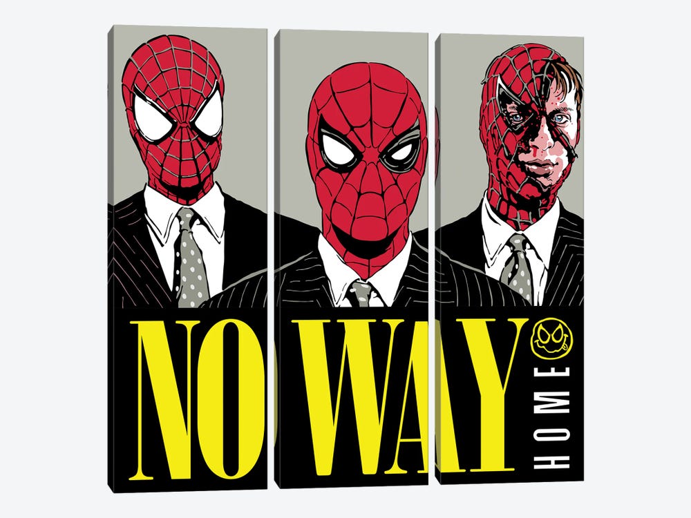Smells Like Teen Superheroes by Butcher Billy 3-piece Canvas Print