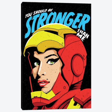 Stronger Canvas Print #BBY374} by Butcher Billy Canvas Artwork