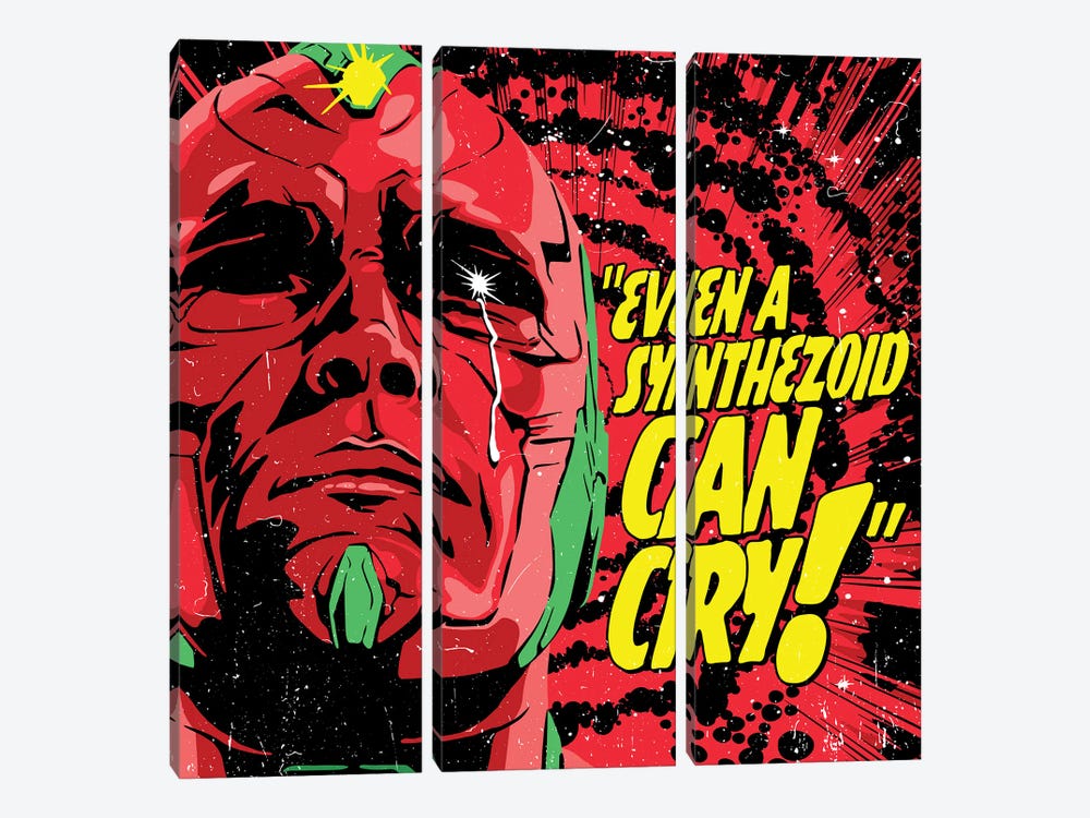 The Synthezoid by Butcher Billy 3-piece Art Print