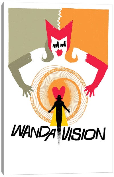 The Visionary II Canvas Art Print - Scarlet Witch