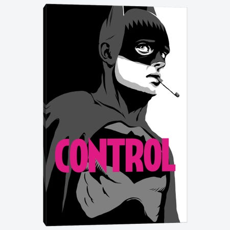 BatControl - The B&W Edit Canvas Print #BBY3} by Butcher Billy Canvas Art