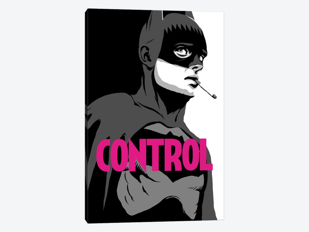BatControl - The B&W Edit by Butcher Billy 1-piece Canvas Artwork