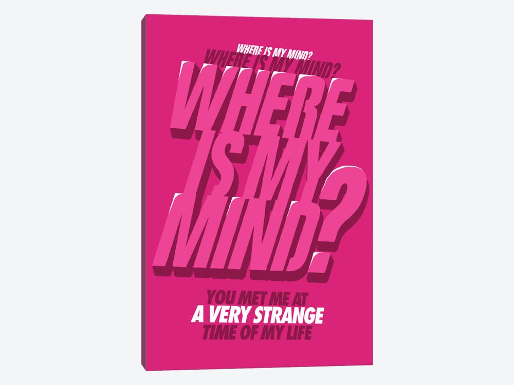 Where is my Mind by Butcher Billy 1-piece Canvas Art
