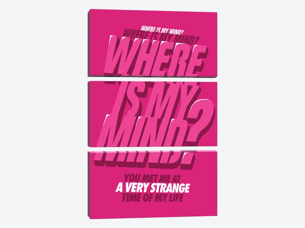 Where is my Mind by Butcher Billy 3-piece Canvas Wall Art