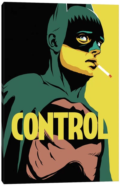 BatControl Canvas Art Print - Justice League
