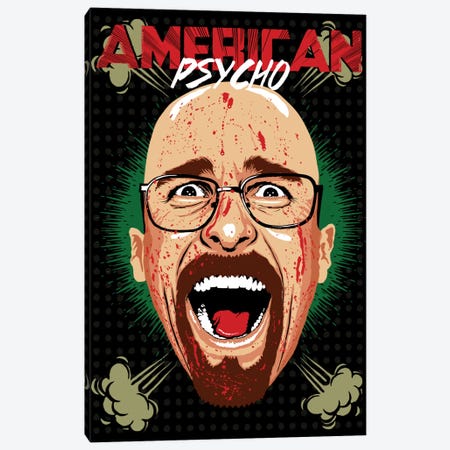 American Psycho - Breaking Bad Edition Canvas Print #BBY51} by Butcher Billy Canvas Wall Art