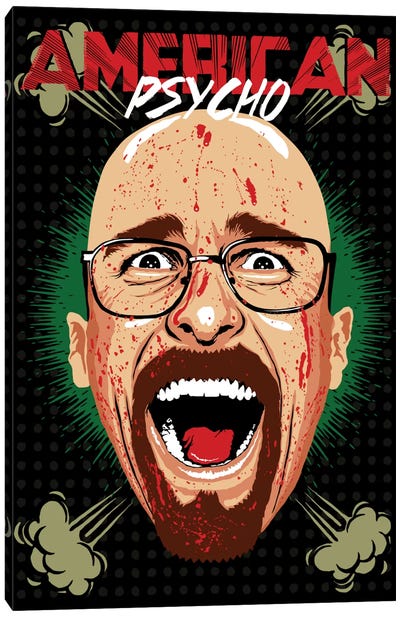 American Psycho - Breaking Bad Edition Canvas Art Print - Christian Bale