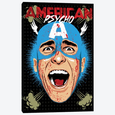 American Psycho - Cap Edition Canvas Print #BBY53} by Butcher Billy Canvas Wall Art