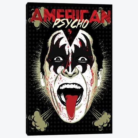 American Psycho - RocknRoll All Night Edition Canvas Print #BBY54} by Butcher Billy Art Print