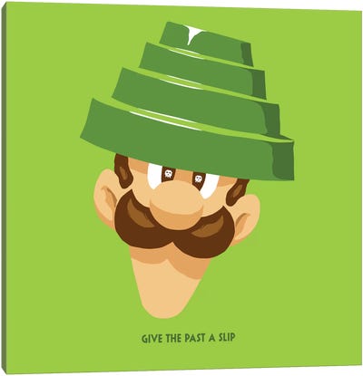 Are We Not Plumbers - Give the Past a Slip Canvas Art Print - Luigi