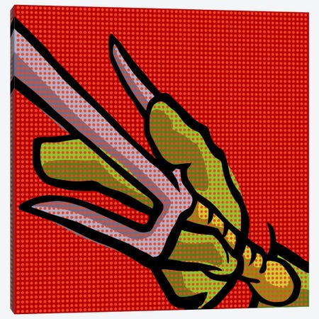 Roy's Pop Martial Art Chelonians - Red Canvas Print #BBY61} by Butcher Billy Canvas Print