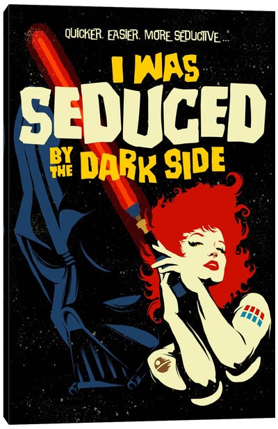 Seduced by the Dark Side Canvas Art Print - Art Worth The Time