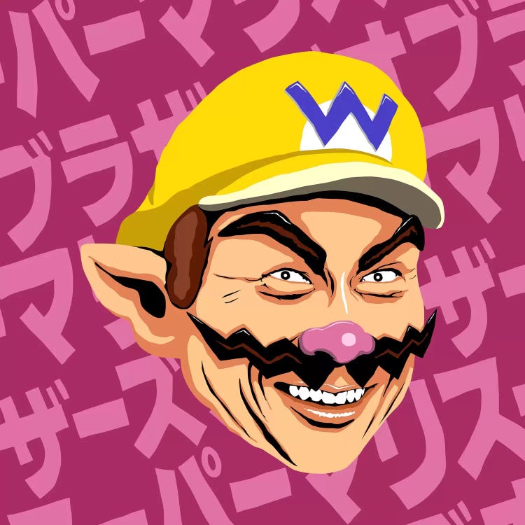 Shigeru Myiamoto Super Star - Wario Edition